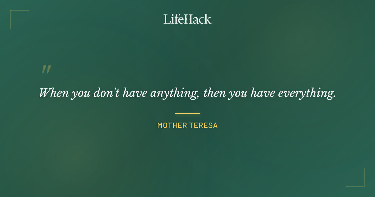 Quote by Mother Teresa