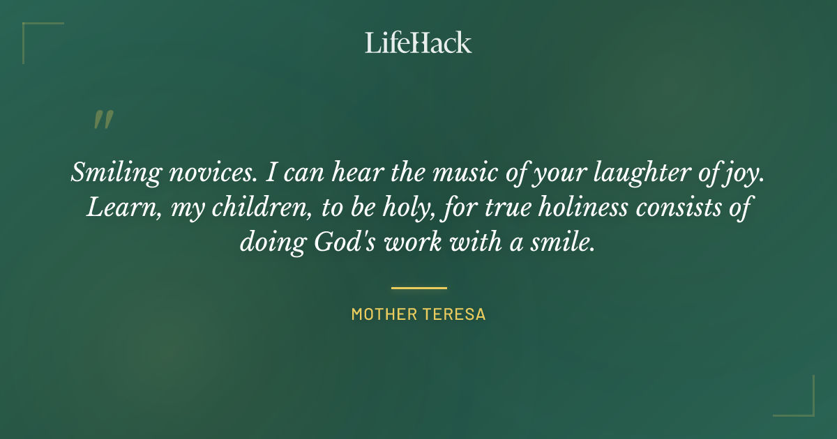 Quote by Mother Teresa