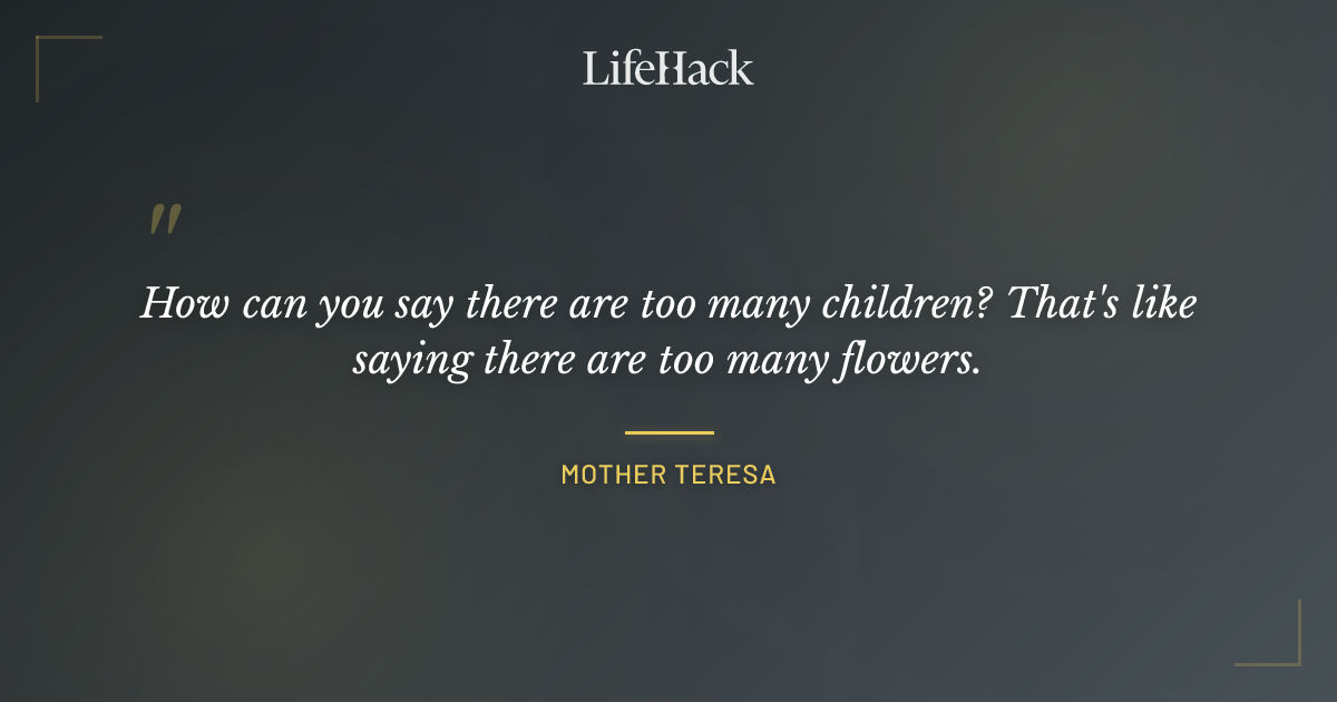 Quote by Mother Teresa