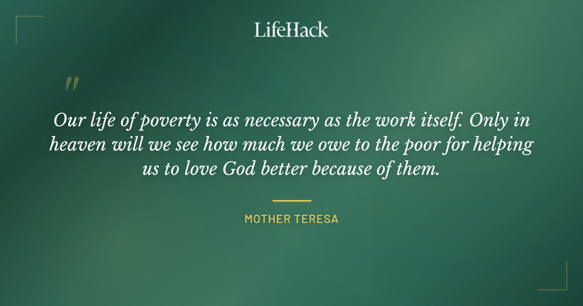 Quote by Mother Teresa
