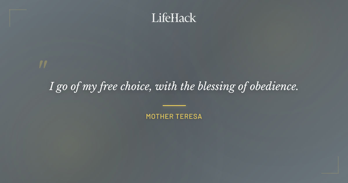 Quote by Mother Teresa
