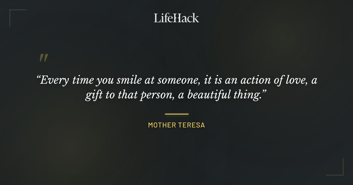 Quote by Mother Teresa