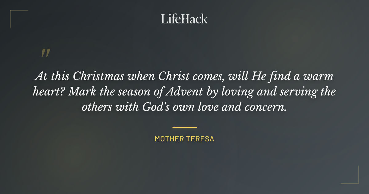 Quote by Mother Teresa