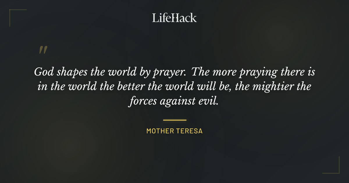 Quote by Mother Teresa