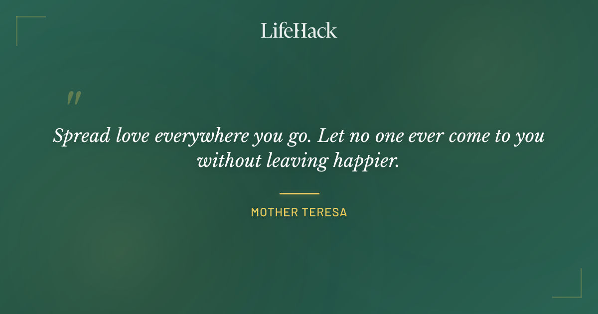 Quote by Mother Teresa