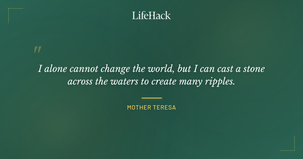 Quote by Mother Teresa