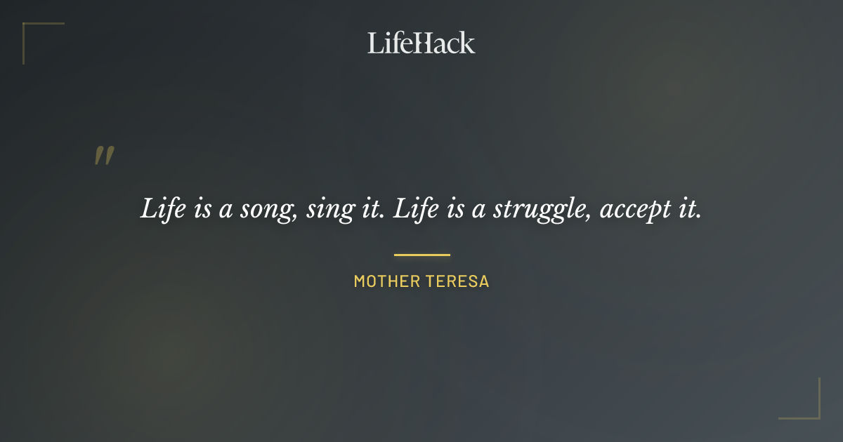 Quote by Mother Teresa