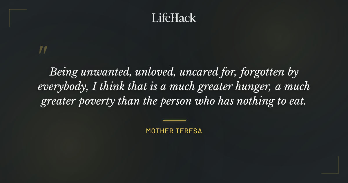 Quote by Mother Teresa