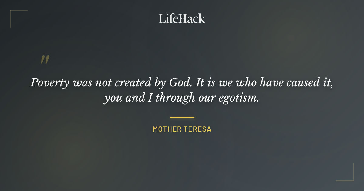 Quote by Mother Teresa