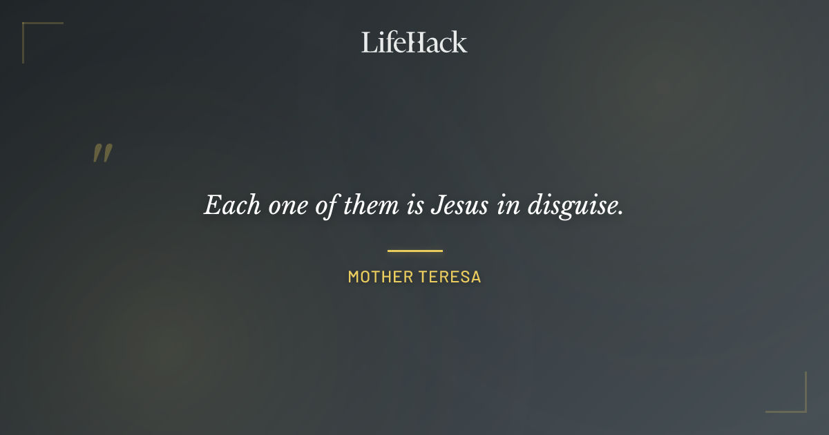 Quote by Mother Teresa