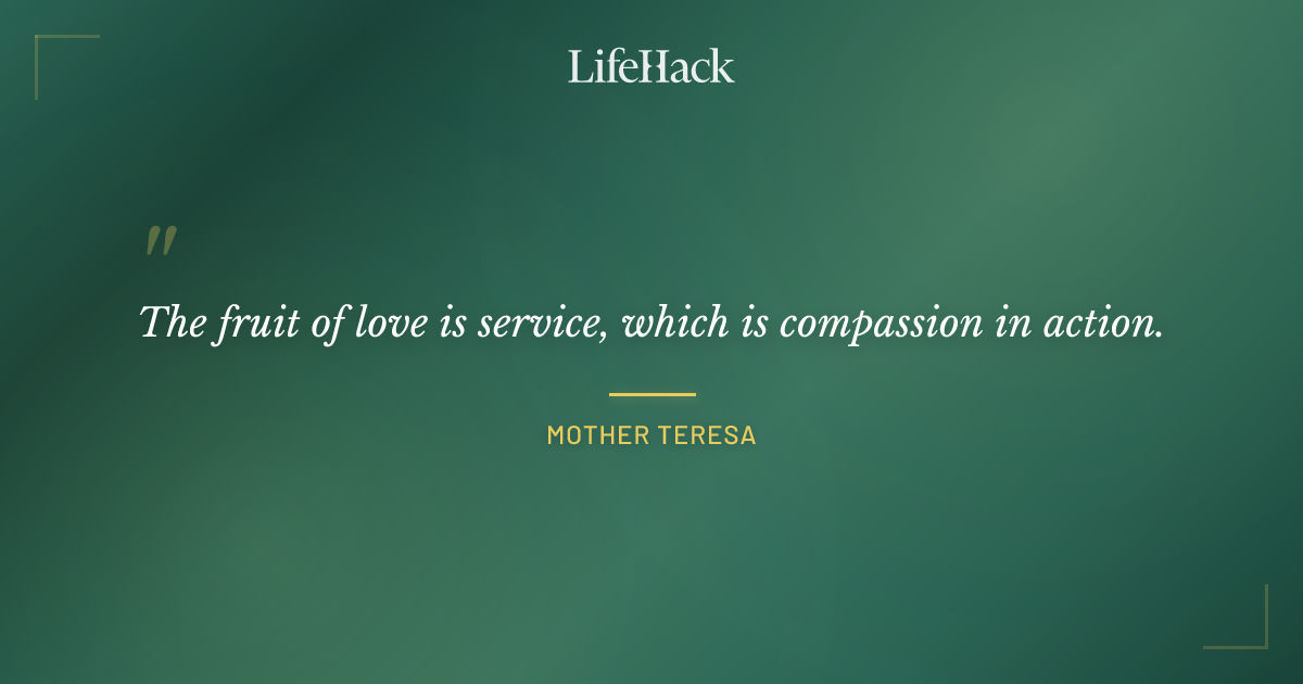Quote by Mother Teresa