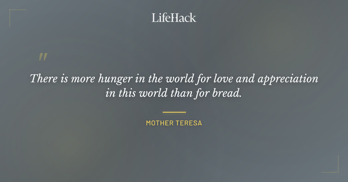 Quote by Mother Teresa
