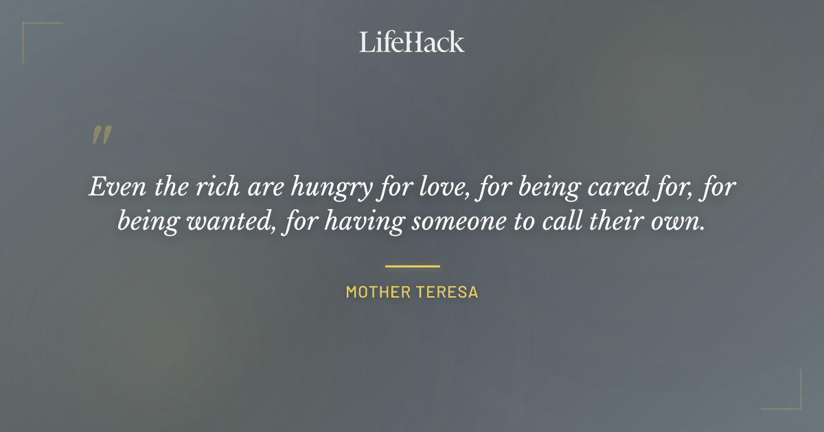 Quote by Mother Teresa