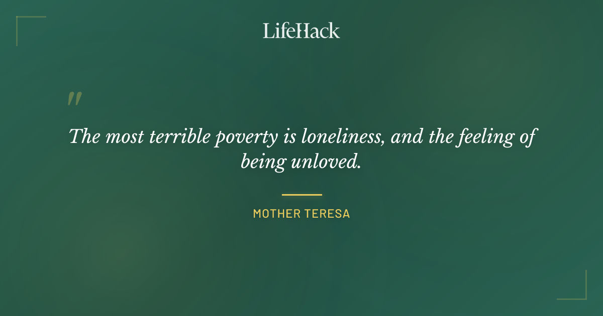 Quote by Mother Teresa