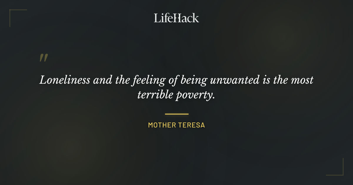 Quote by Mother Teresa