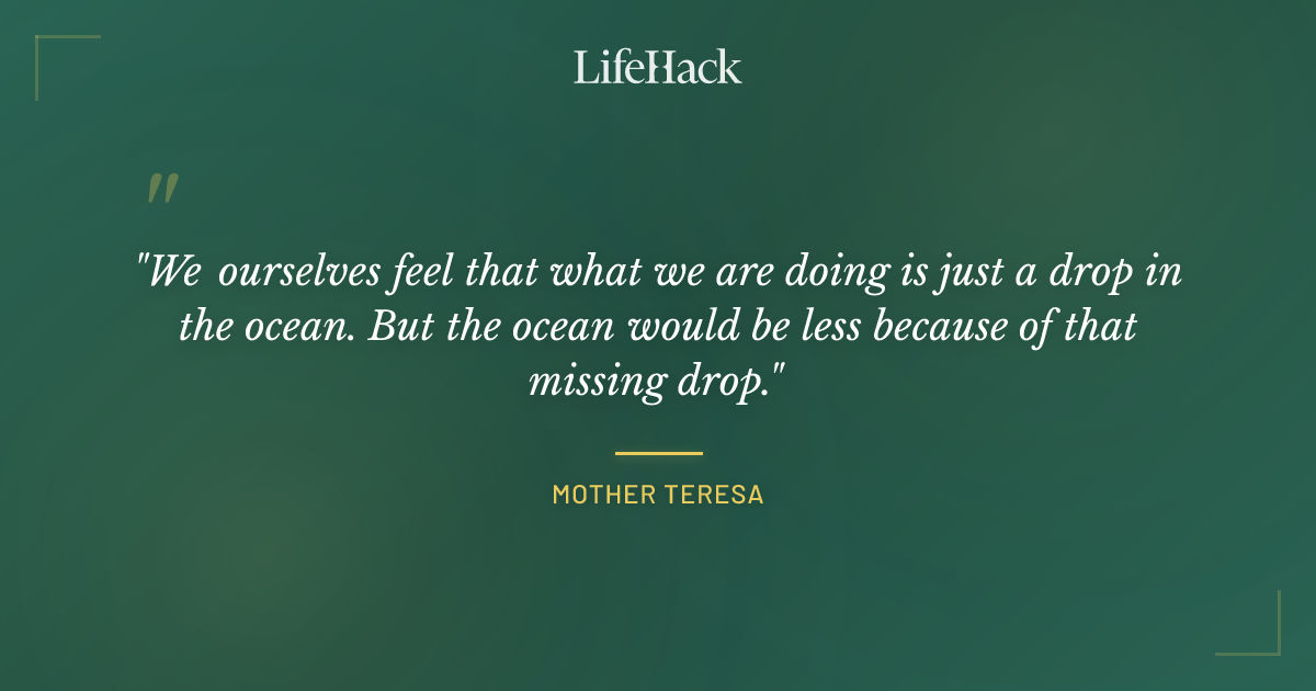Quote by Mother Teresa