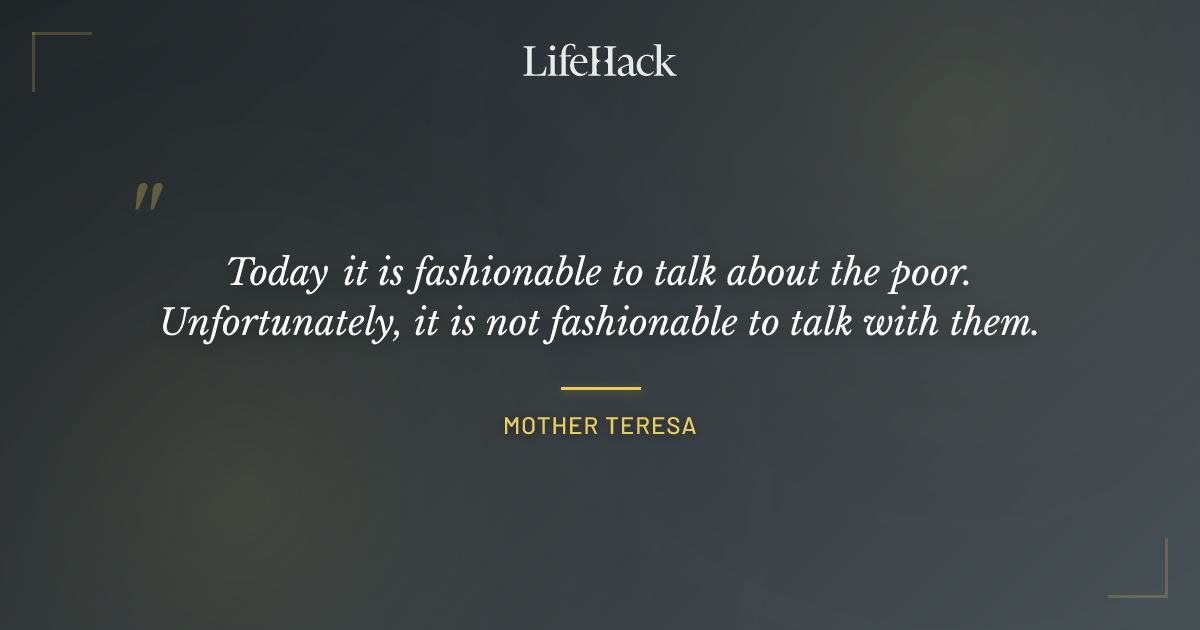Quote by Mother Teresa