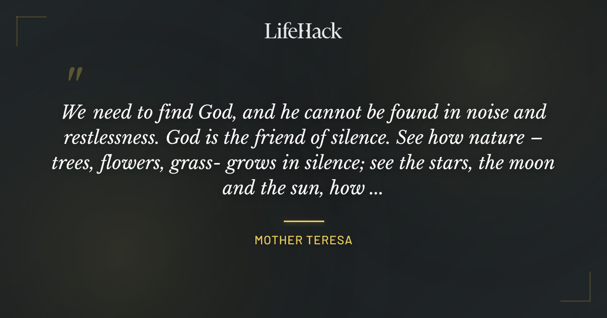 Quote by Mother Teresa