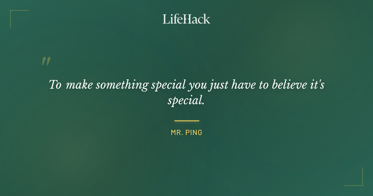 Quote by Mr. Ping