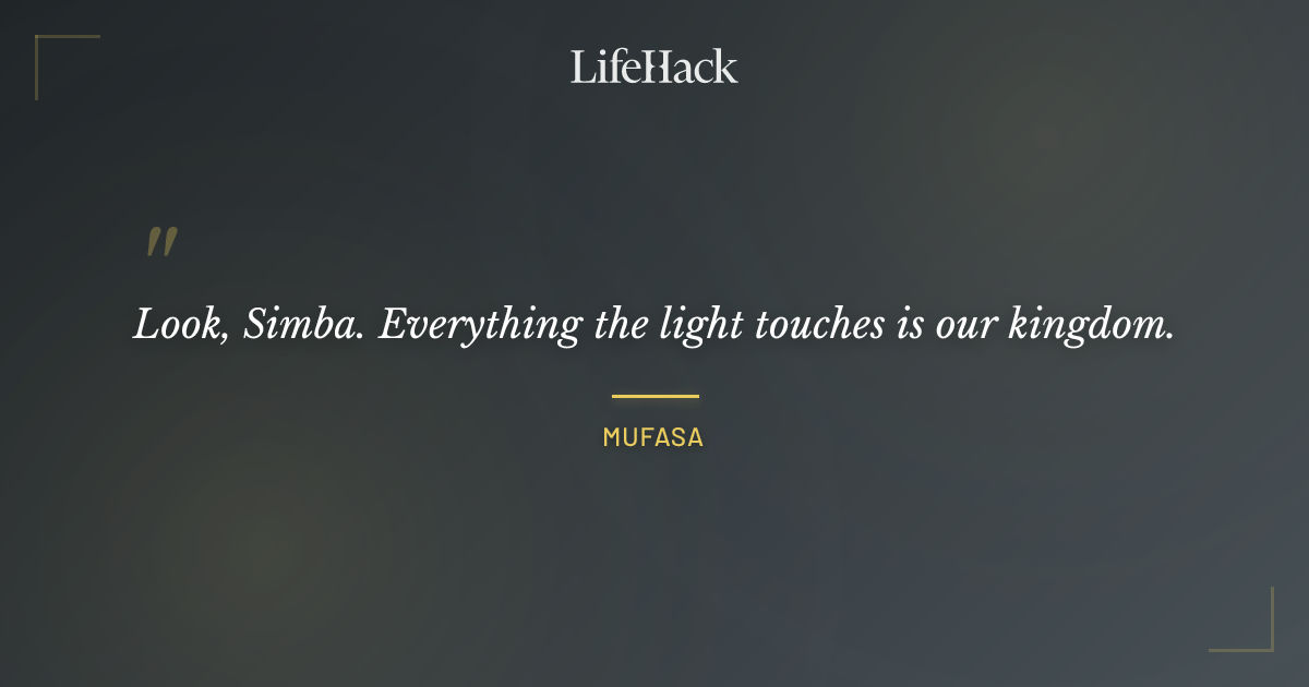 Quote by Mufasa