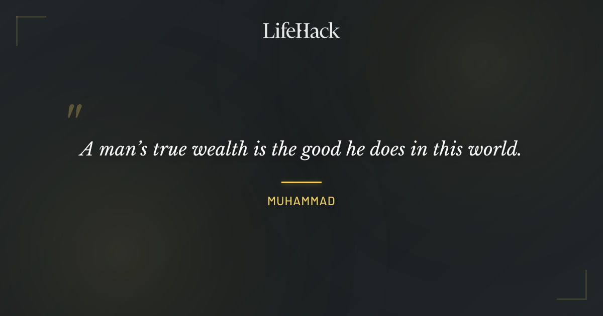 Quote by Muhammad