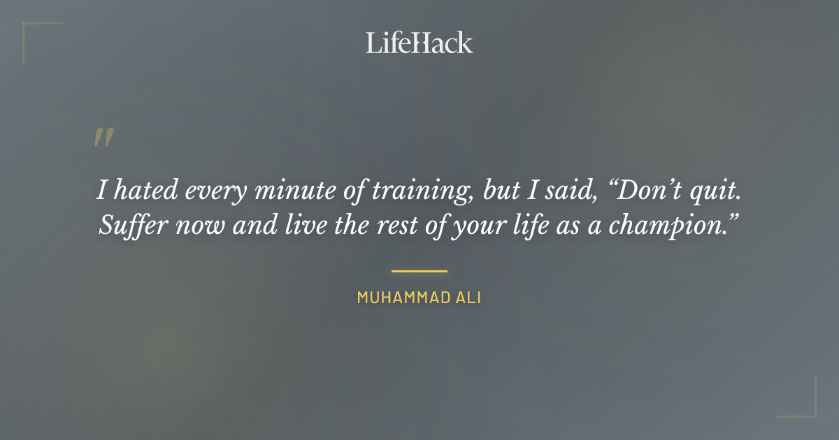 Quote by Muhammad Ali