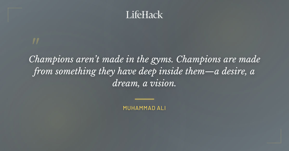 Quote by Muhammad Ali