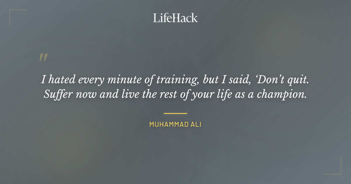 Quote by Muhammad Ali