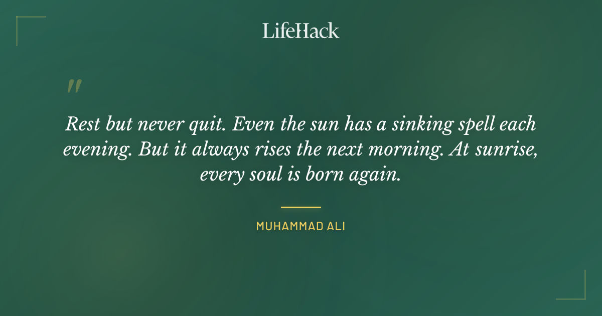 Quote by Muhammad Ali