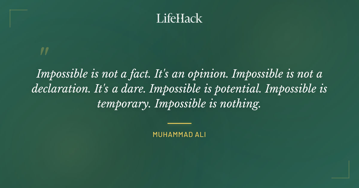 Quote by Muhammad Ali