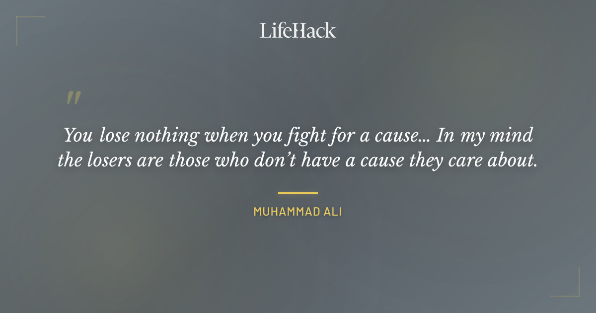 Quote by Muhammad Ali