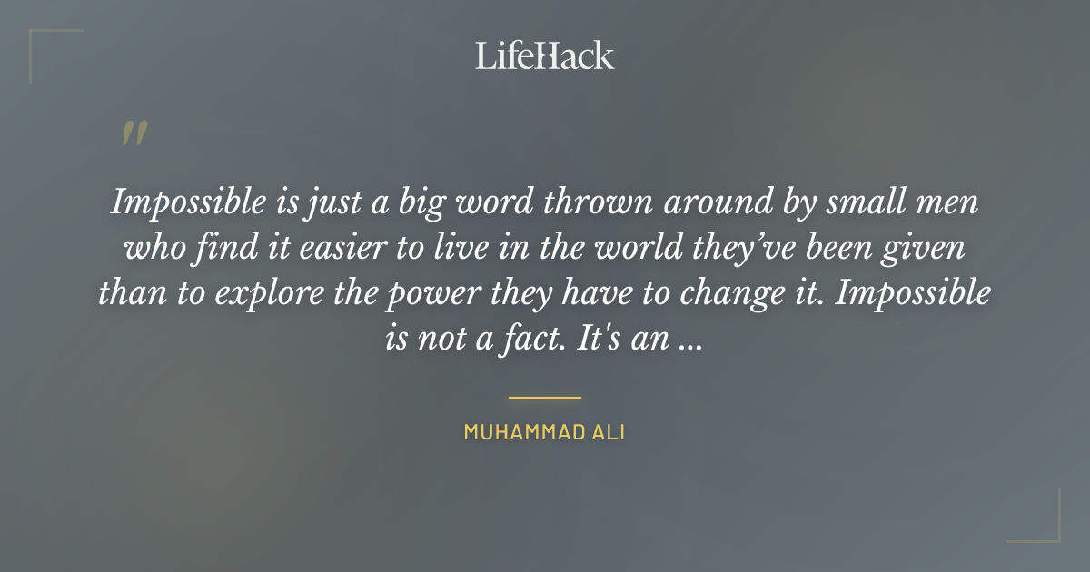 Quote by Muhammad Ali