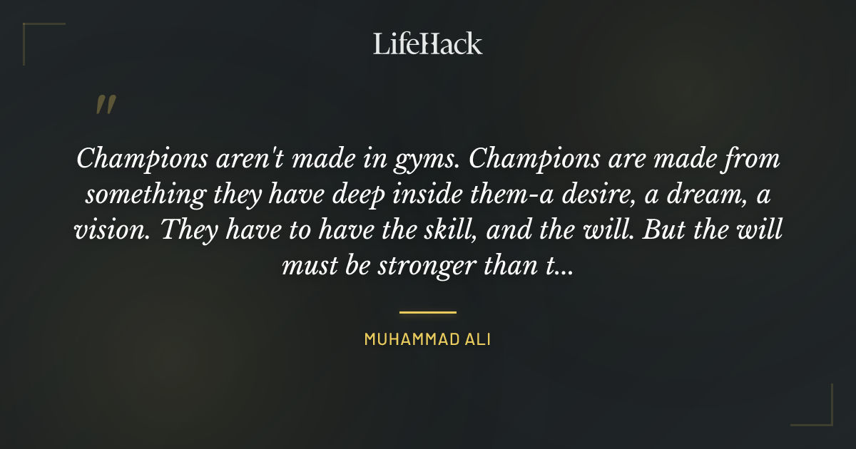 Quote by Muhammad Ali