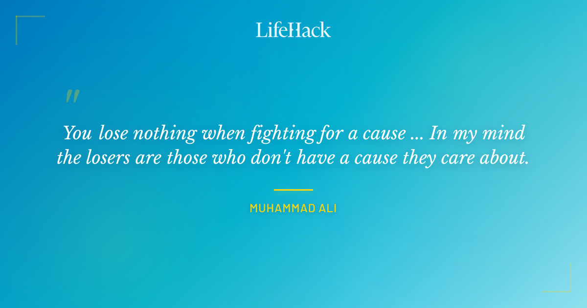 Quote by Muhammad Ali