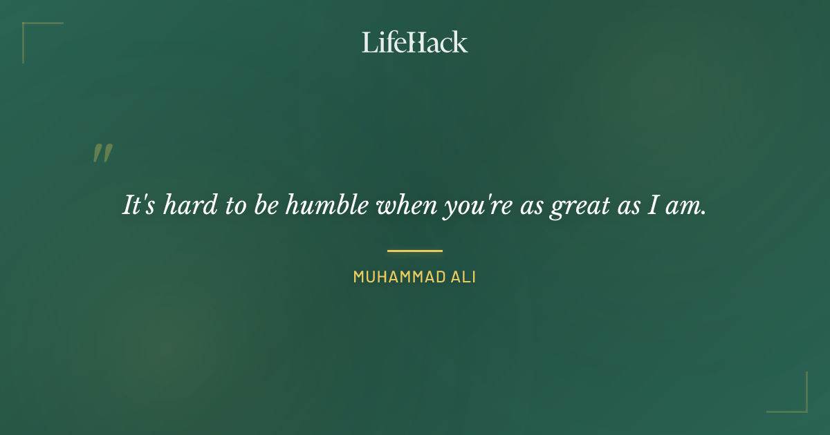 Quote by Muhammad Ali