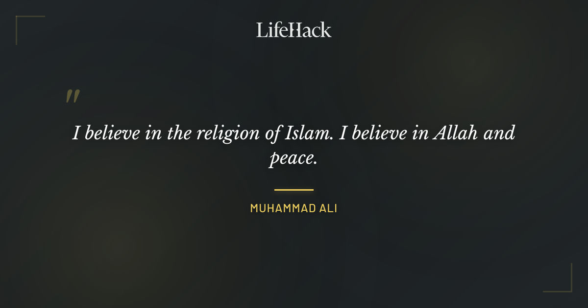 Quote by Muhammad Ali