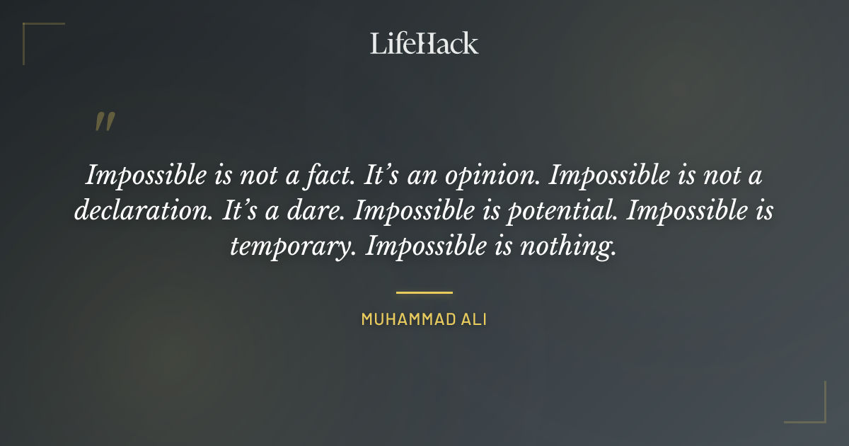 Quote by Muhammad Ali