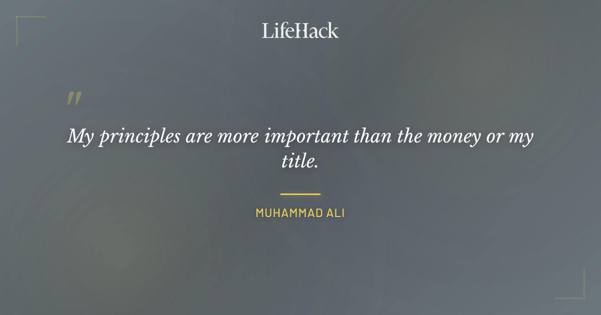 Quote by Muhammad Ali