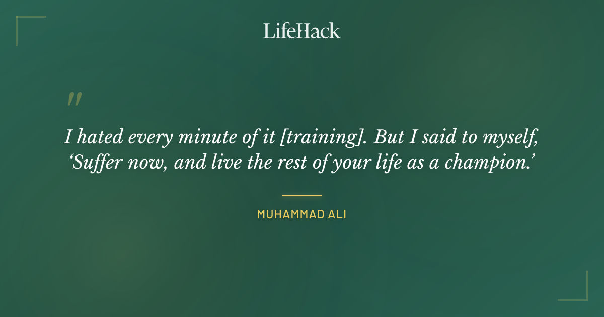Quote by Muhammad Ali