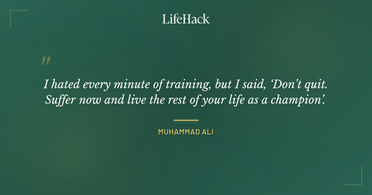 Quote by Muhammad Ali