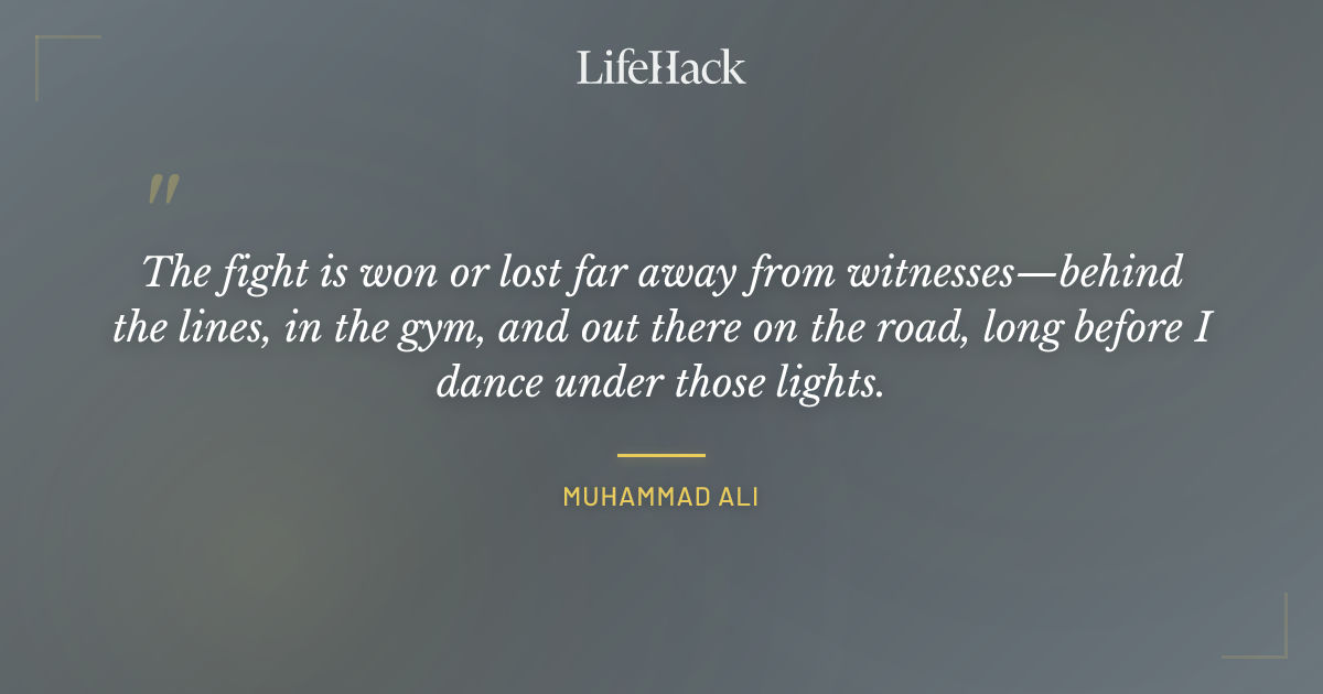 Quote by Muhammad Ali