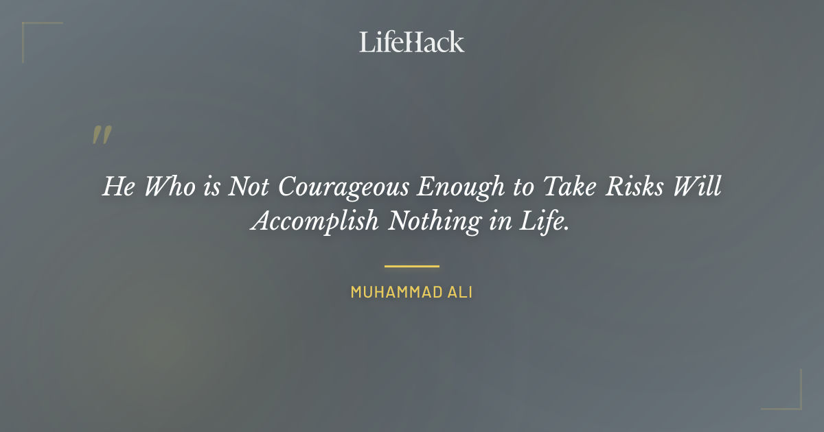 Quote by Muhammad Ali