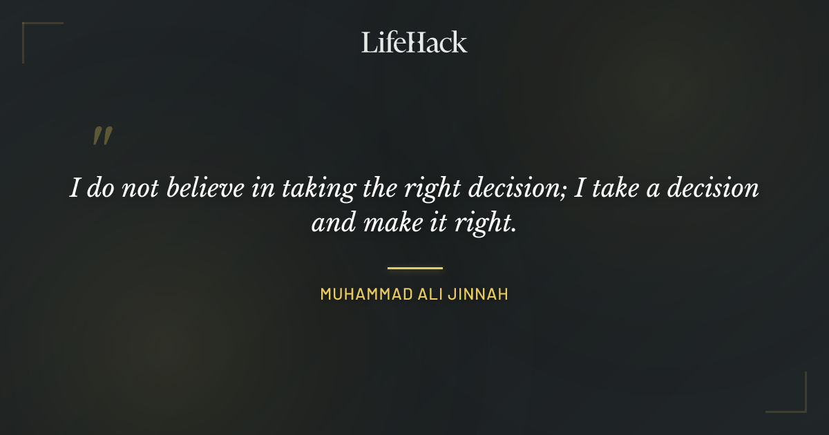 Quote by Muhammad Ali Jinnah