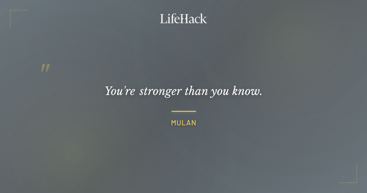 Quote by Mulan