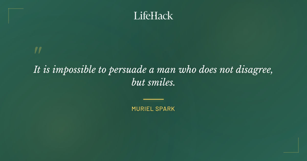 Quote by Muriel Spark