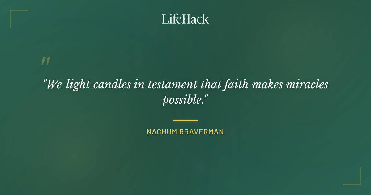 Quote by Nachum Braverman
