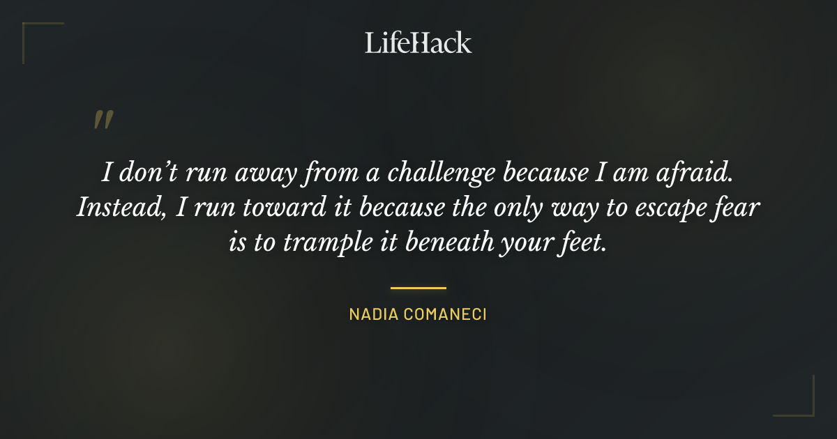 Quote by Nadia Comaneci