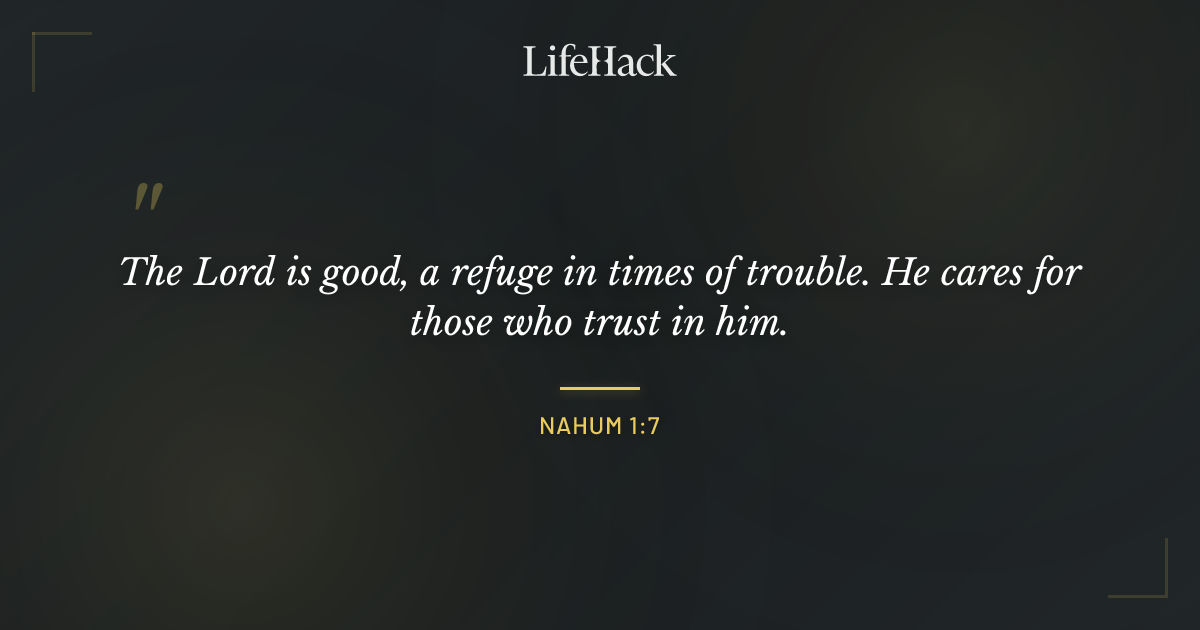 Quote by Nahum 1:7