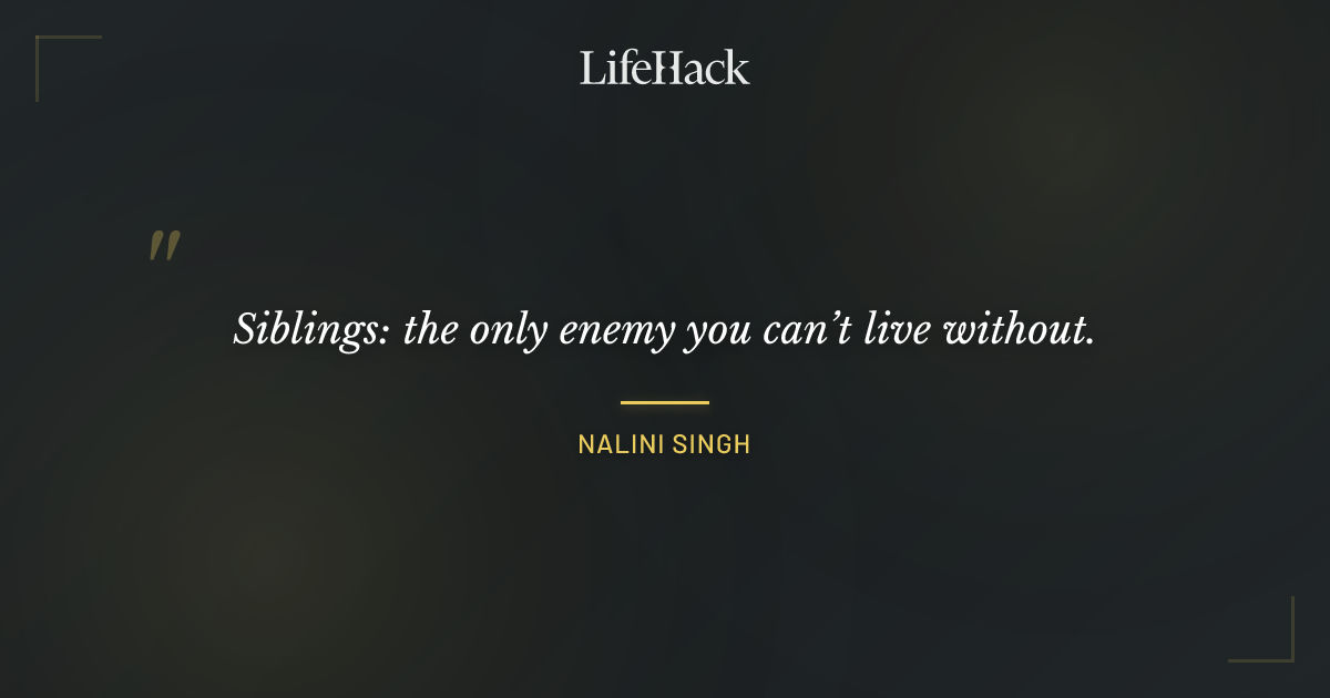 Quote by Nalini Singh