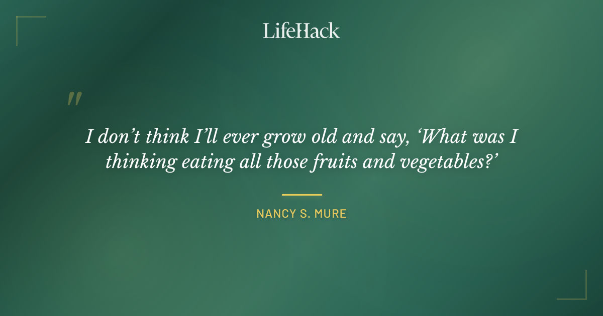 Quote by Nancy S. Mure